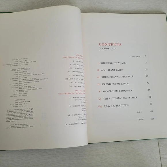 The LIFE Book  of Christmas 1963 Volumes 1 and 2 History Traditions Hardcover - Picture 4 of 16